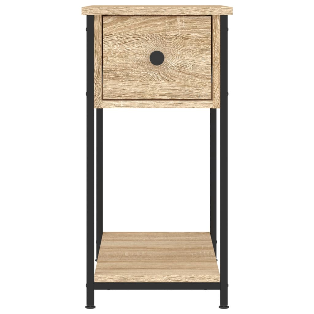 vidaXL Bedside Cabinets 2 pcs Sonoma Oak 30x60x60 cm Engineered Wood