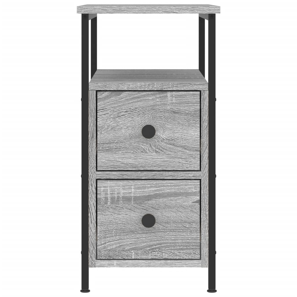Bedside Cabinet 30x60x60 cm Engineered Wood Grey sonoma 1