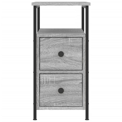 Bedside Cabinet 30x60x60 cm Engineered Wood Grey sonoma 1