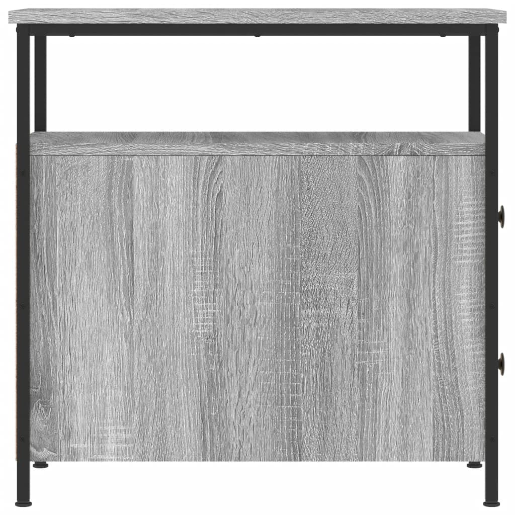 Bedside Cabinet 30x60x60 cm Engineered Wood Grey sonoma 1