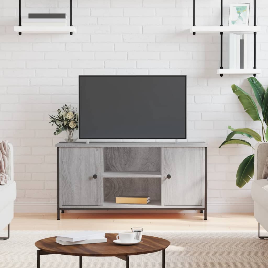 TV Cabinet 100x40x50 cm Engineered Wood Grey sonoma