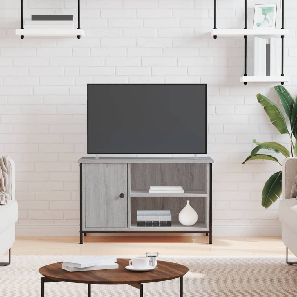 TV Cabinet 80x40x50 cm Engineered Wood Grey sonoma
