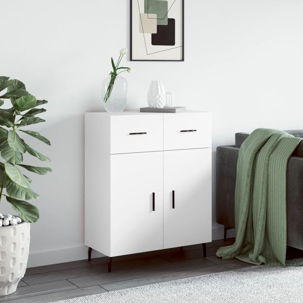 Sideboard 69,5x34x90 cm Engineered Wood White