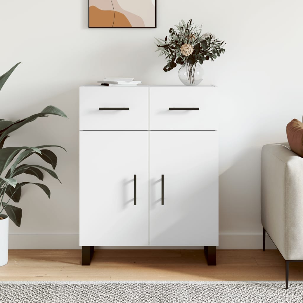 Sideboard 69,5x34x90 cm Engineered Wood White
