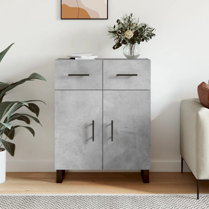 Sideboard 69,5x34x90 cm Engineered Wood Concrete grey