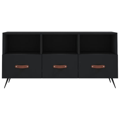 TV Cabinet 102x36x50 cm Engineered Wood Black