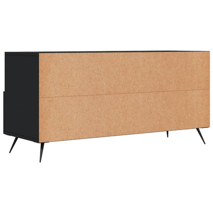 TV Cabinet 102x36x50 cm Engineered Wood Black