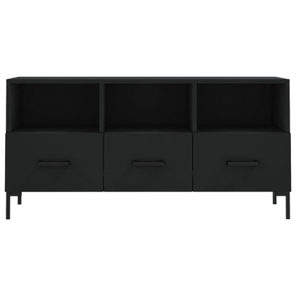 TV Cabinet 102x36x50 cm Engineered Wood Black
