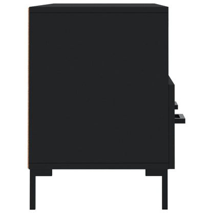 TV Cabinet 102x36x50 cm Engineered Wood Black