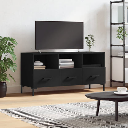 TV Cabinet 102x36x50 cm Engineered Wood Black