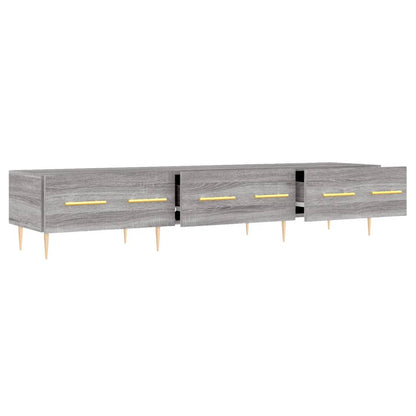 vidaXL TV Cabinet Grey Sonoma 150x36x30 cm Engineered Wood