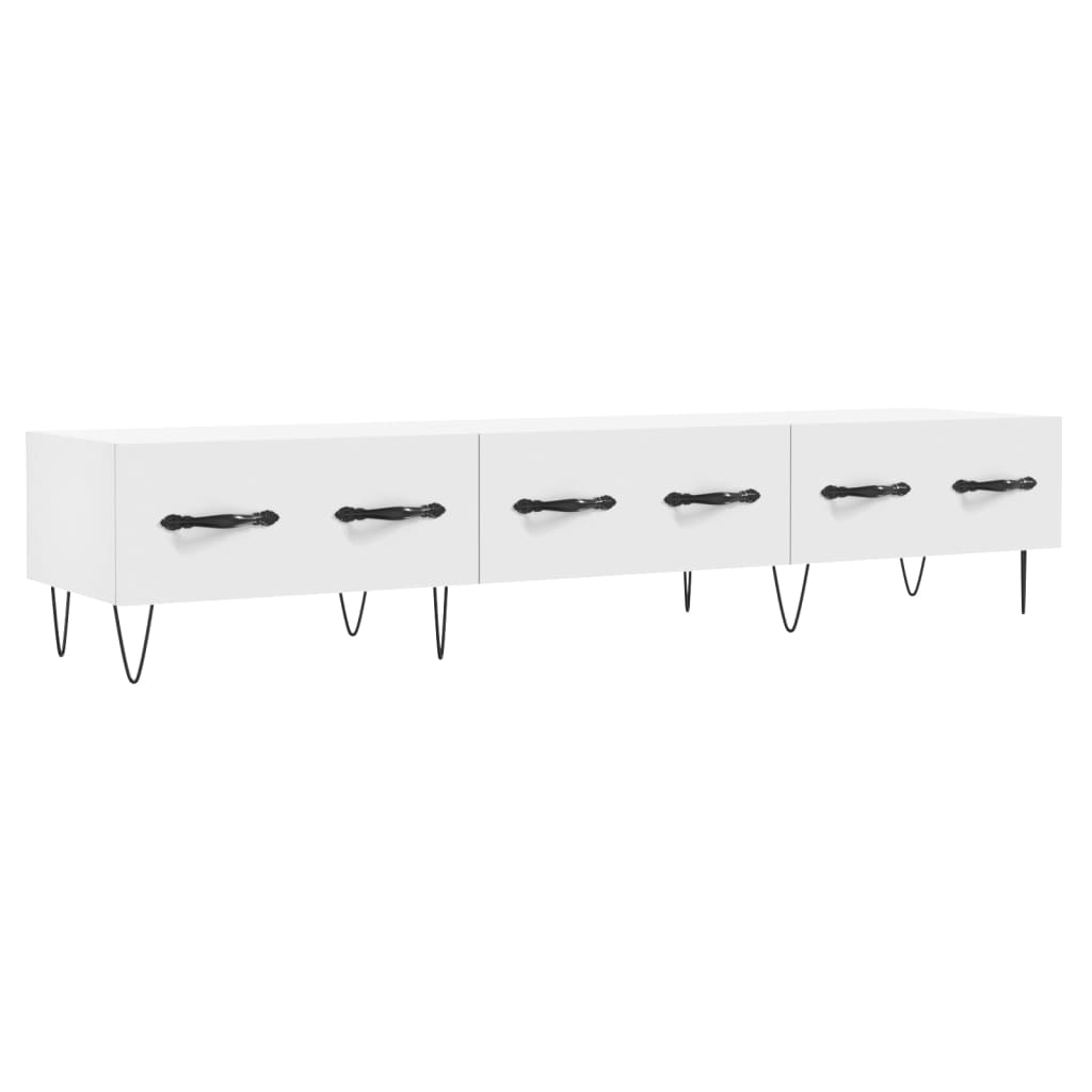 TV Cabinet 150x36x30 cm Engineered Wood White