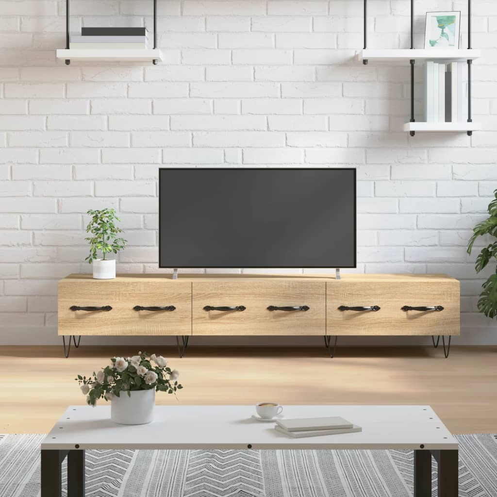 TV Cabinet 150x36x30 cm Engineered Wood Sonoma oak