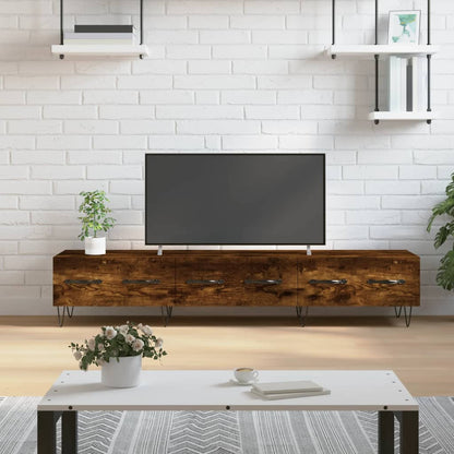 TV Cabinet 150x36x30 cm Engineered Wood Smoked oak