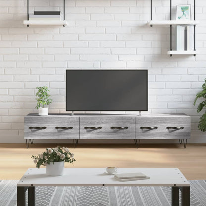 TV Cabinet 150x36x30 cm Engineered Wood Grey sonoma