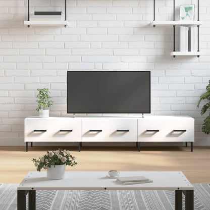TV Cabinet 150x36x30 cm Engineered Wood White