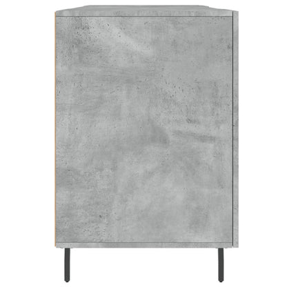 Desk 140x50x75 cm Engineered Wood Concrete grey
