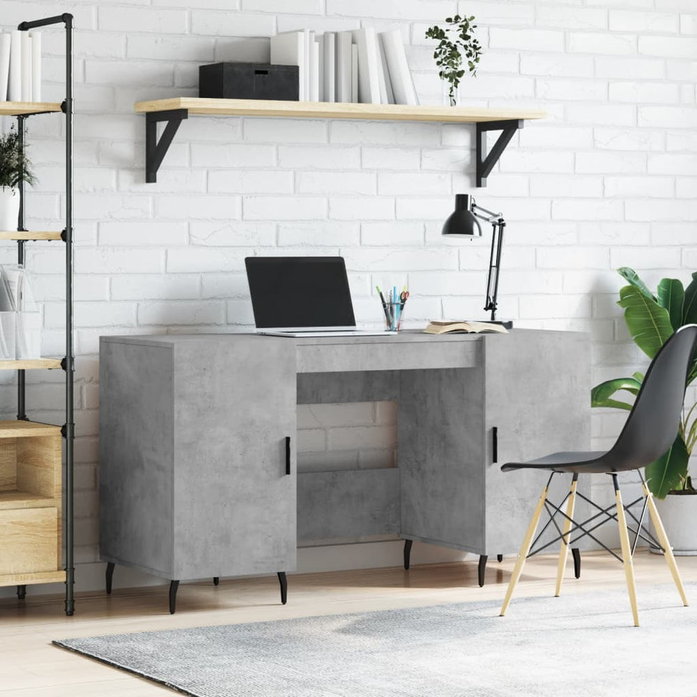 vidaXL Desk 140x50x75 cm Engineered Wood