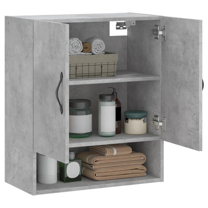 vidaXL Wall Cabinet Concrete Grey 60x31x70 cm Engineered Wood