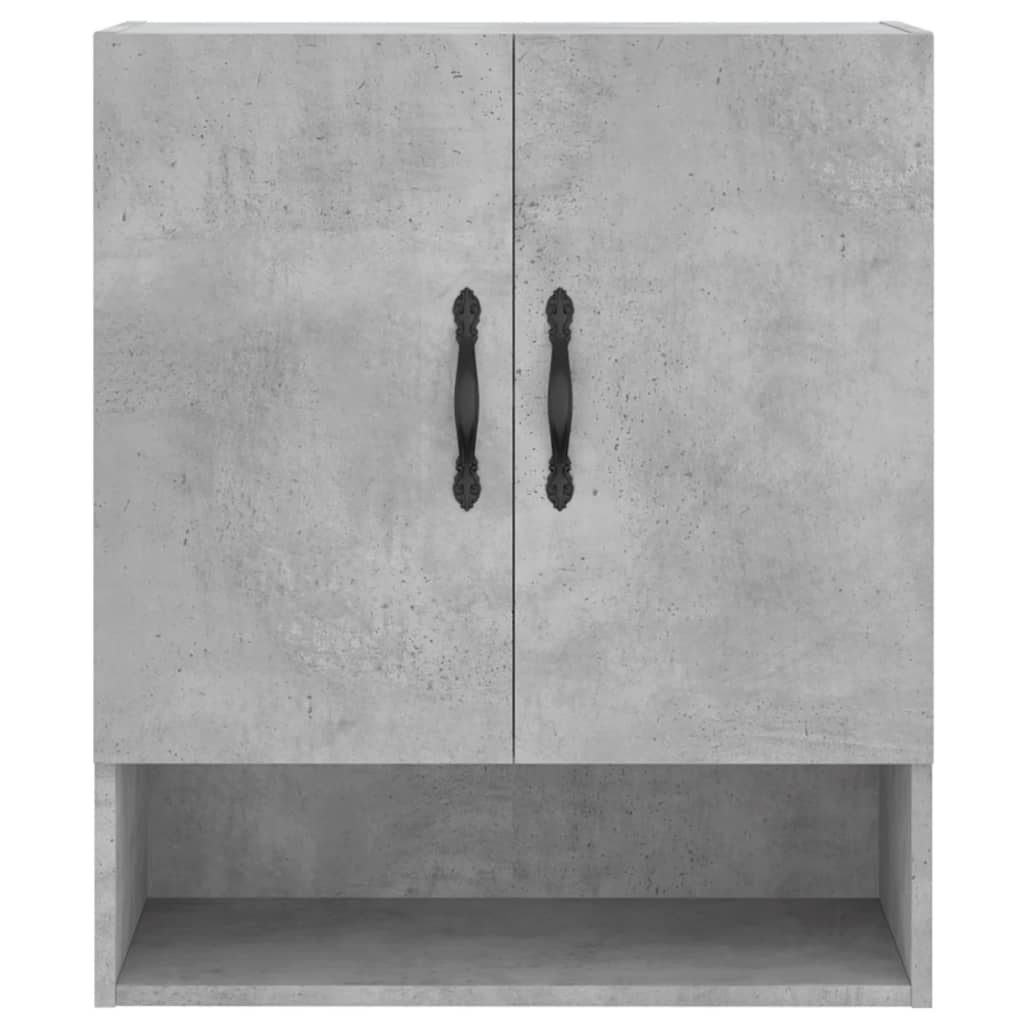 vidaXL Wall Cabinet Concrete Grey 60x31x70 cm Engineered Wood