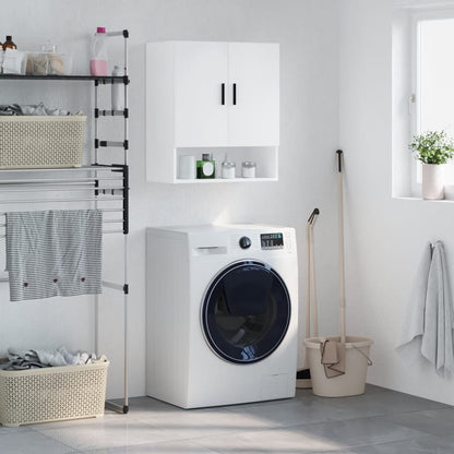 Wall Cabinet 60x31x70 cm Engineered Wood White