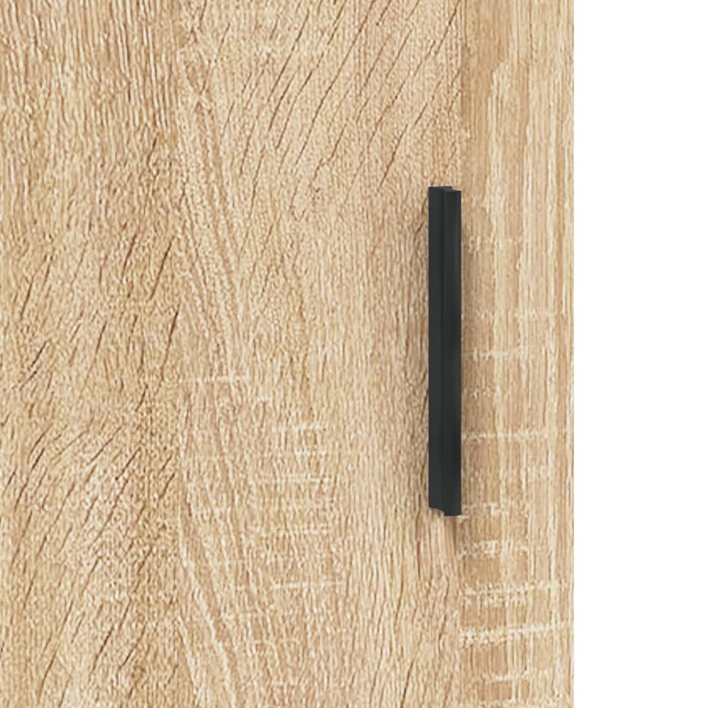 vidaXL Wall Cabinet Sonoma Oak 60x31x70 cm Engineered Wood