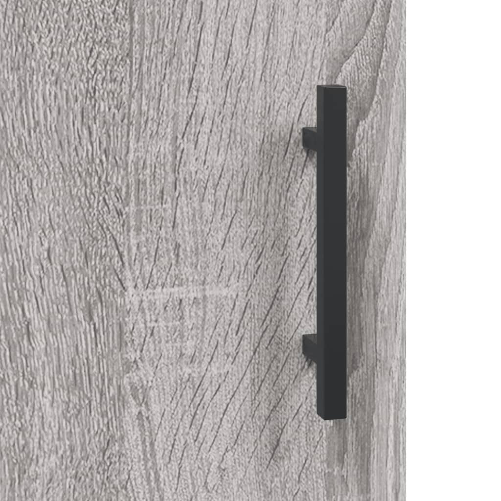 vidaXL Wall Cabinet Grey Sonoma 60x31x70 cm Engineered Wood