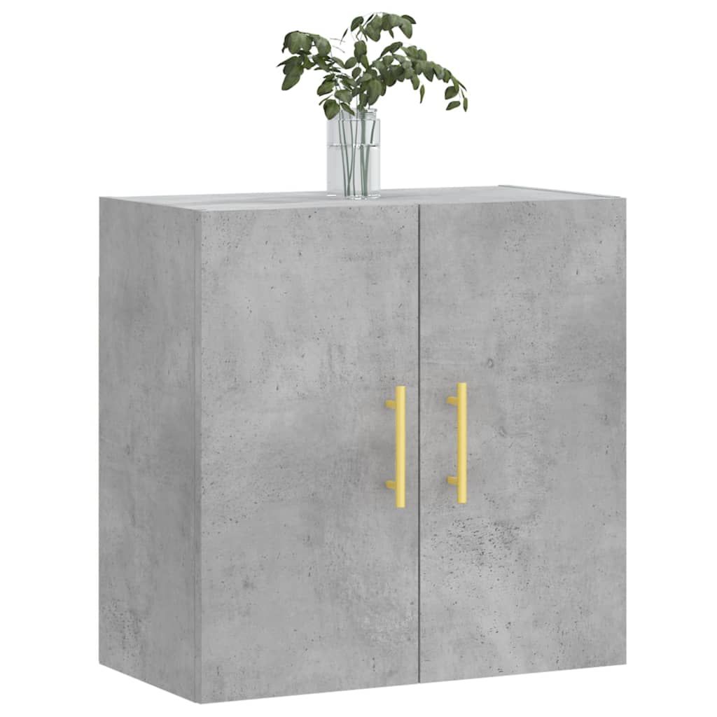 vidaXL Wall Cabinet Concrete Grey 60x31x60 cm Engineered Wood