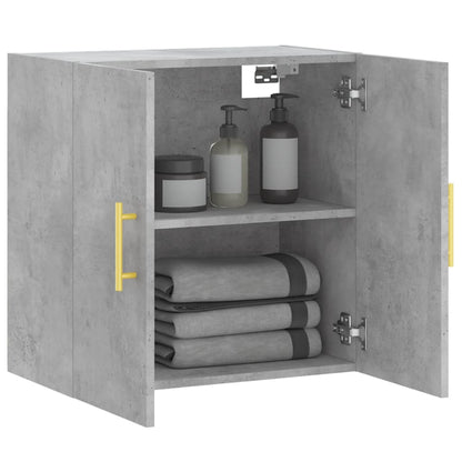 vidaXL Wall Cabinet Concrete Grey 60x31x60 cm Engineered Wood