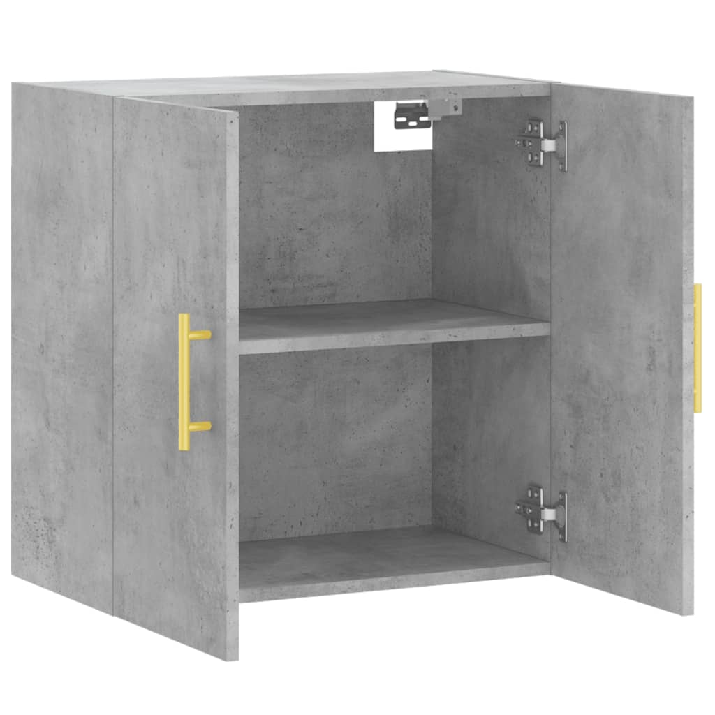 vidaXL Wall Cabinet Concrete Grey 60x31x60 cm Engineered Wood