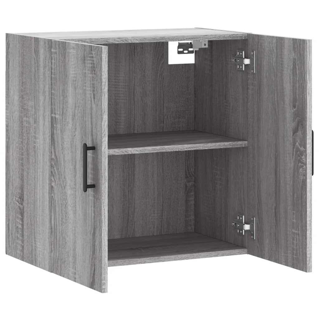 vidaXL Wall Cabinet Grey Sonoma 60x31x60 cm Engineered Wood