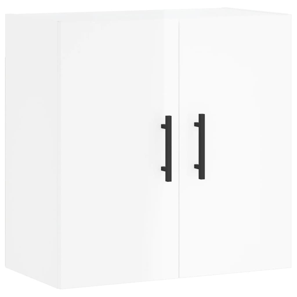 vidaXL Wall Cabinet High Gloss White 60x31x60 cm Engineered Wood