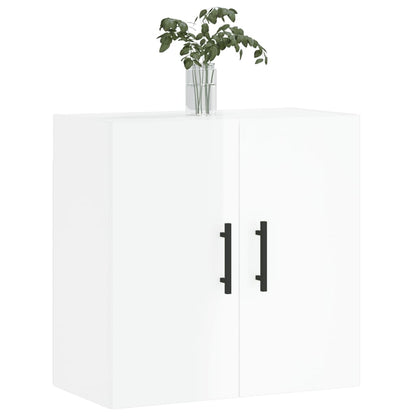 vidaXL Wall Cabinet High Gloss White 60x31x60 cm Engineered Wood