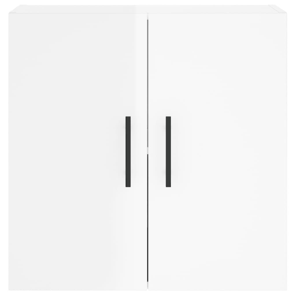 vidaXL Wall Cabinet High Gloss White 60x31x60 cm Engineered Wood