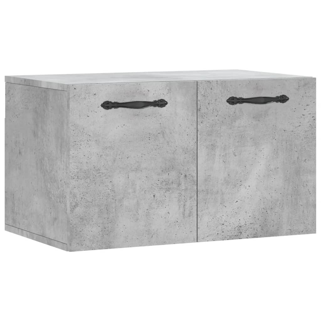 vidaXL Wall Cabinet Concrete Grey 60x36.5x35 cm Engineered Wood