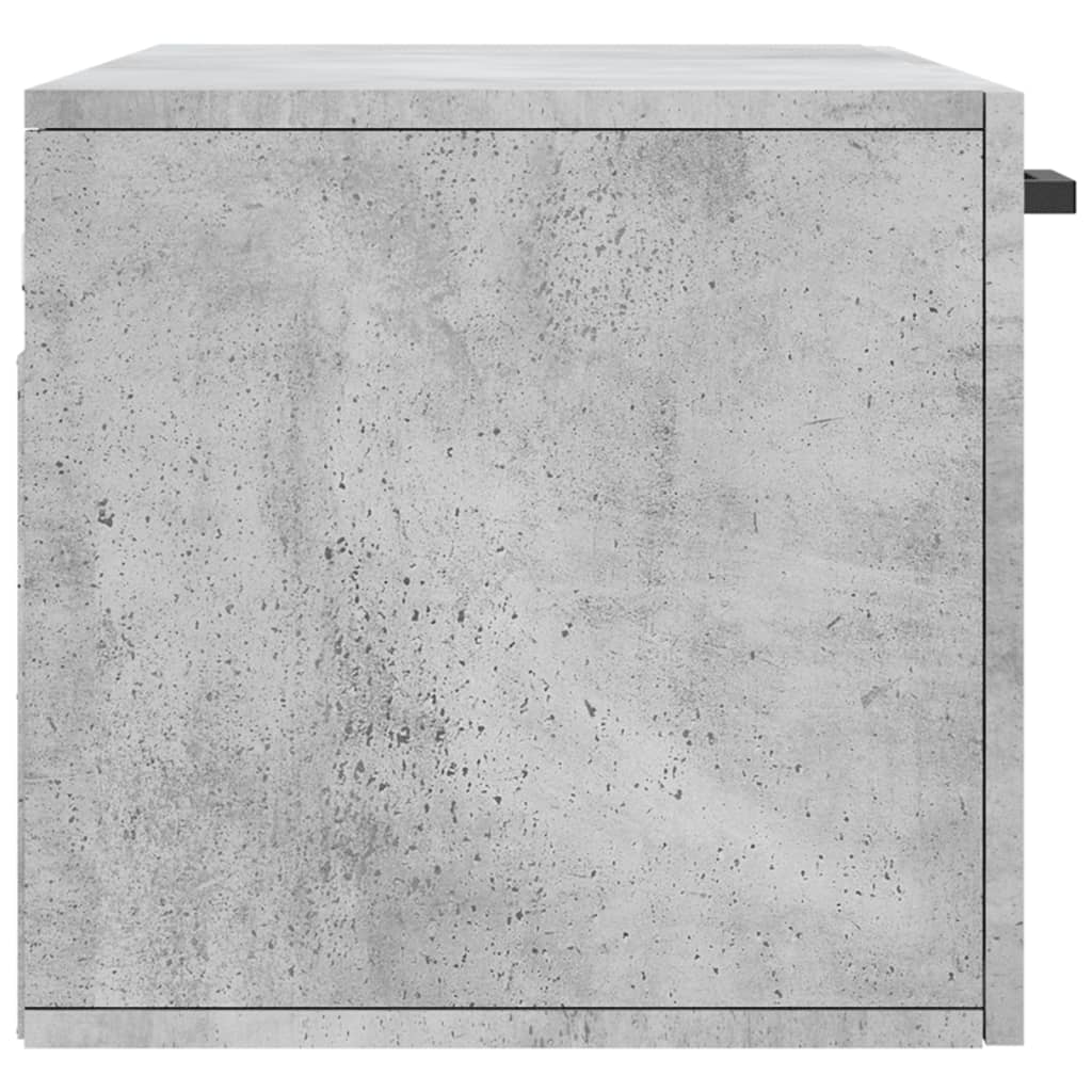 vidaXL Wall Cabinet Concrete Grey 80x36.5x35 cm Engineered Wood