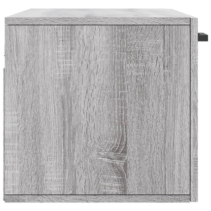 vidaXL Wall Cabinet Grey Sonoma 80x36.5x35 cm Engineered Wood