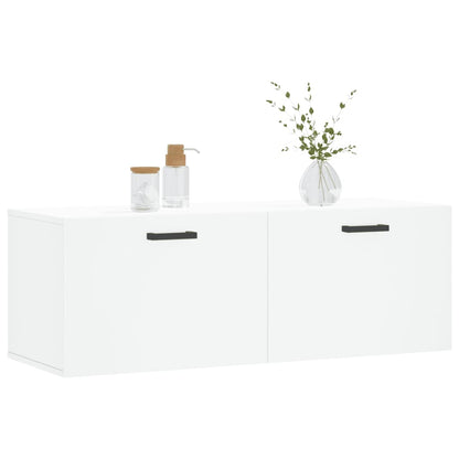 vidaXL Wall Cabinet White 100x36.5x35 cm Engineered Wood