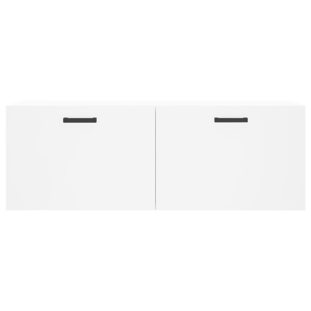 vidaXL Wall Cabinet White 100x36.5x35 cm Engineered Wood