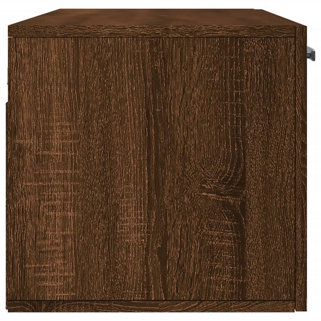 vidaXL Wall Cabinet Brown Oak 100x36.5x35 cm Engineered Wood