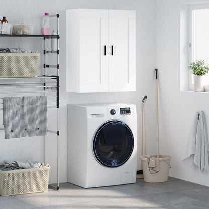 Wall Mounted Cabinet 69,5x34x90 cm Engineered Wood White