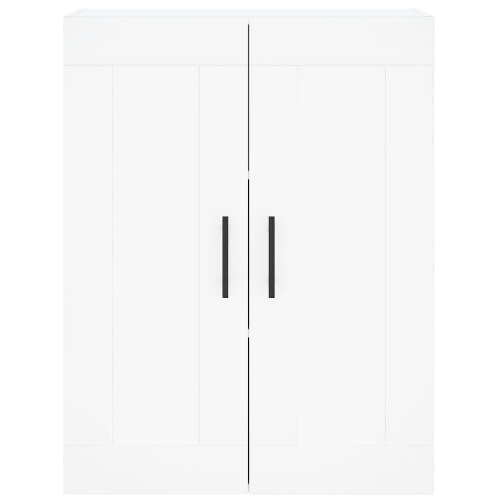 Wall Mounted Cabinet 69,5x34x90 cm Engineered Wood White