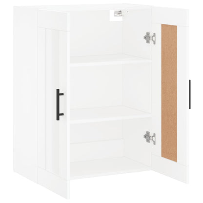 Wall Mounted Cabinet 69,5x34x90 cm Engineered Wood White