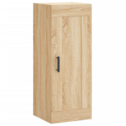 vidaXL Wall Mounted Cabinet Sonoma Oak 34.5x34x90 cm Engineered Wood