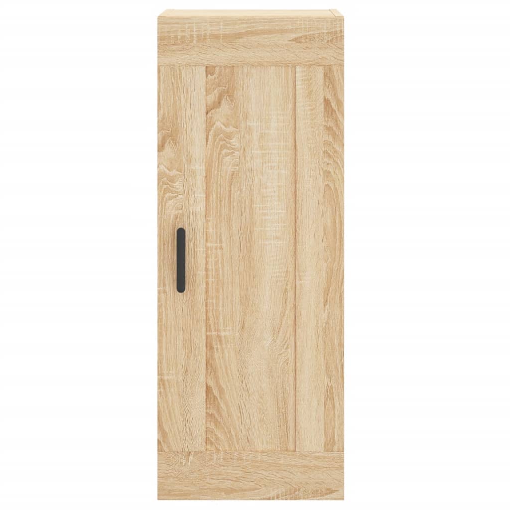 vidaXL Wall Mounted Cabinet Sonoma Oak 34.5x34x90 cm Engineered Wood