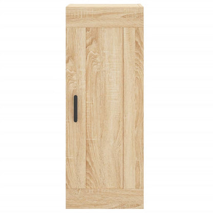 vidaXL Wall Mounted Cabinet Sonoma Oak 34.5x34x90 cm Engineered Wood