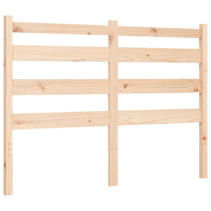 vidaXL Bed Frame with Headboard 140x190 cm Solid Wood