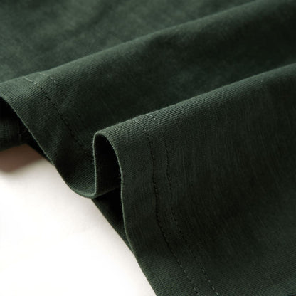 Kids' T-shirt with Long Sleeves 92 Dark green 104 (3-4y)