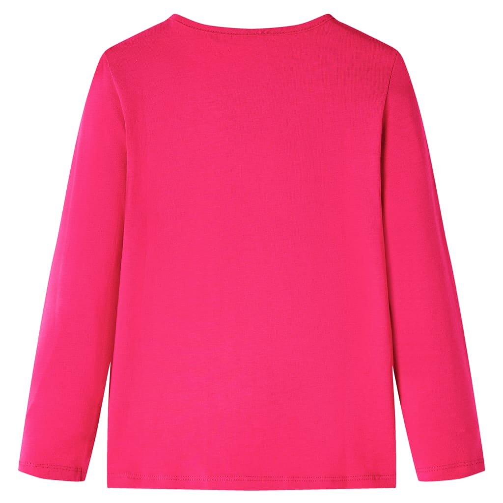 Kids' T-shirt with Long Sleeves 92 Pink 116 (5-6y)
