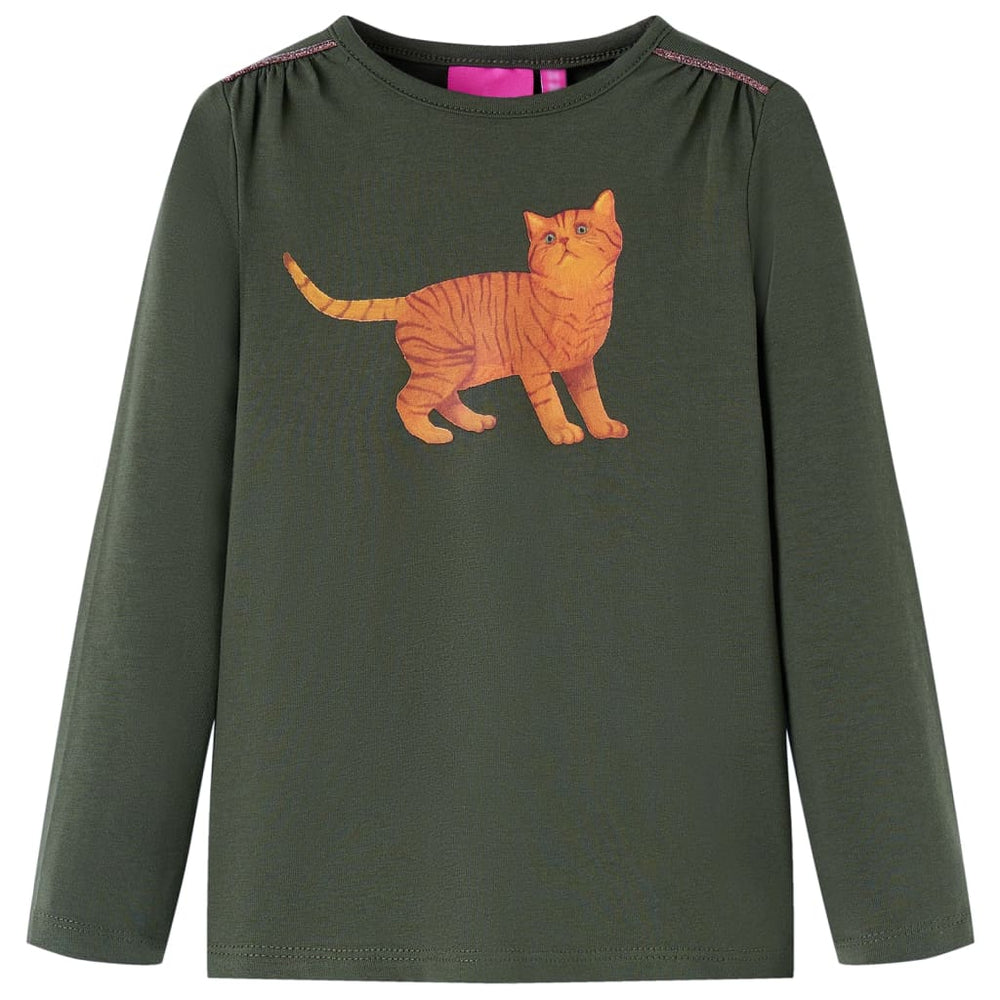 vidaXL Kids' T-shirt with Long Sleeves 92